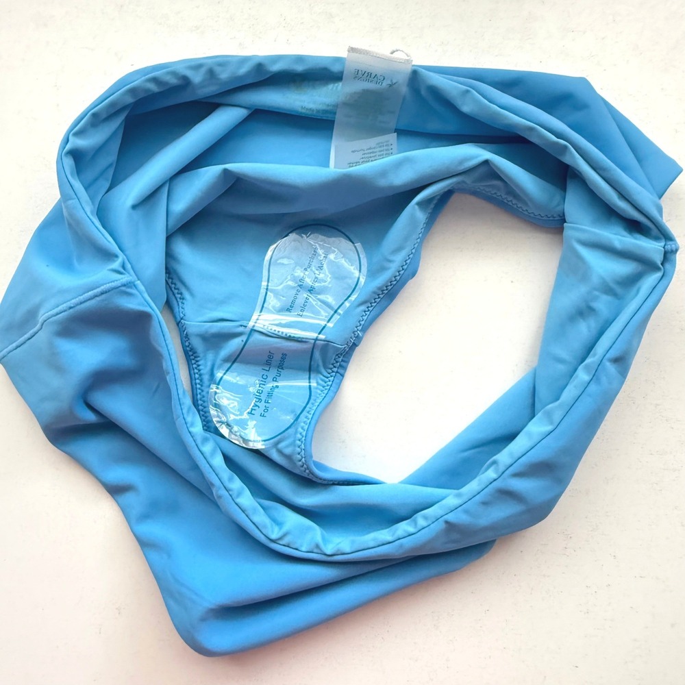 Carve Designs Pipa Compression Bikini Bottom Lagoon Blue High Waist Large New - Picture 5 of 7